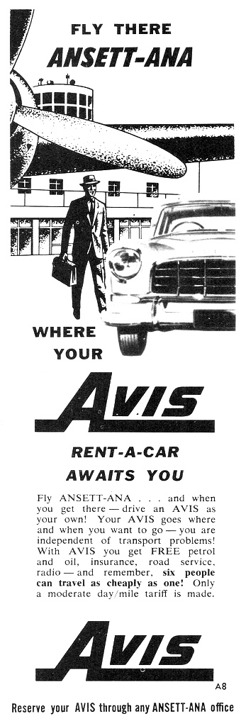 1959 ANSETT-ANA Avis Rent A Car FC Holden